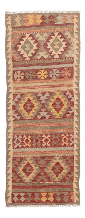 Løber Kelim Carpet - Splash - 186 x 71 cm - flerfarvet