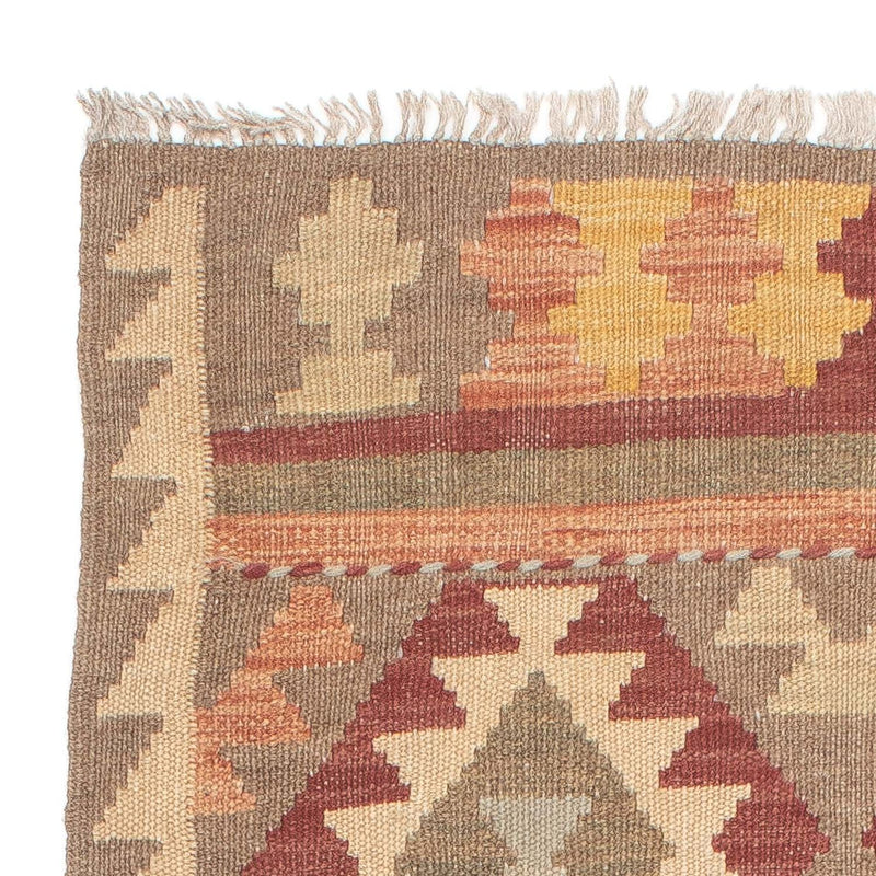 Løber Kelim Carpet - Splash - 186 x 71 cm - flerfarvet