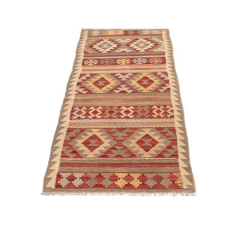 Løber Kelim Carpet - Splash - 186 x 71 cm - flerfarvet