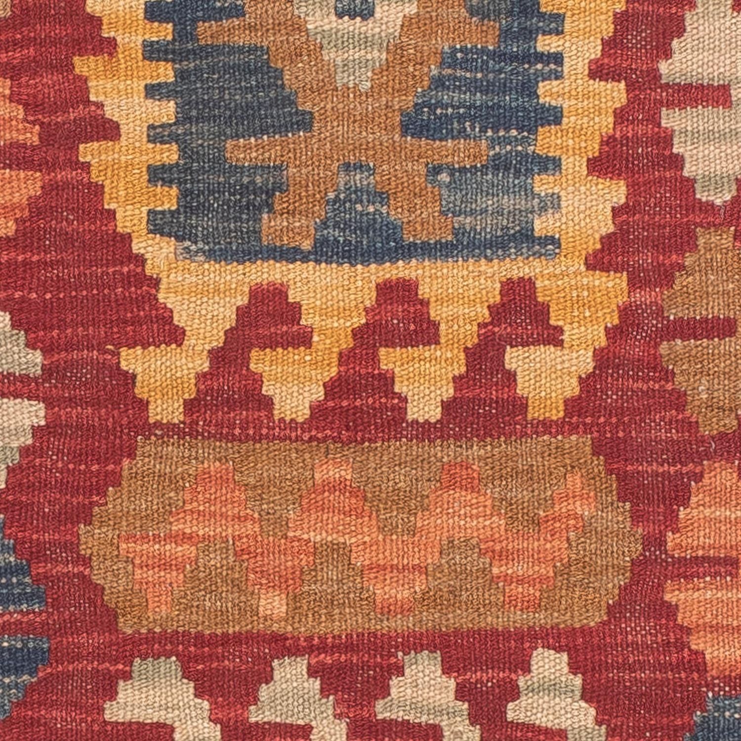 Løber Kelim Carpet - Splash - 214 x 63 cm - flerfarvet