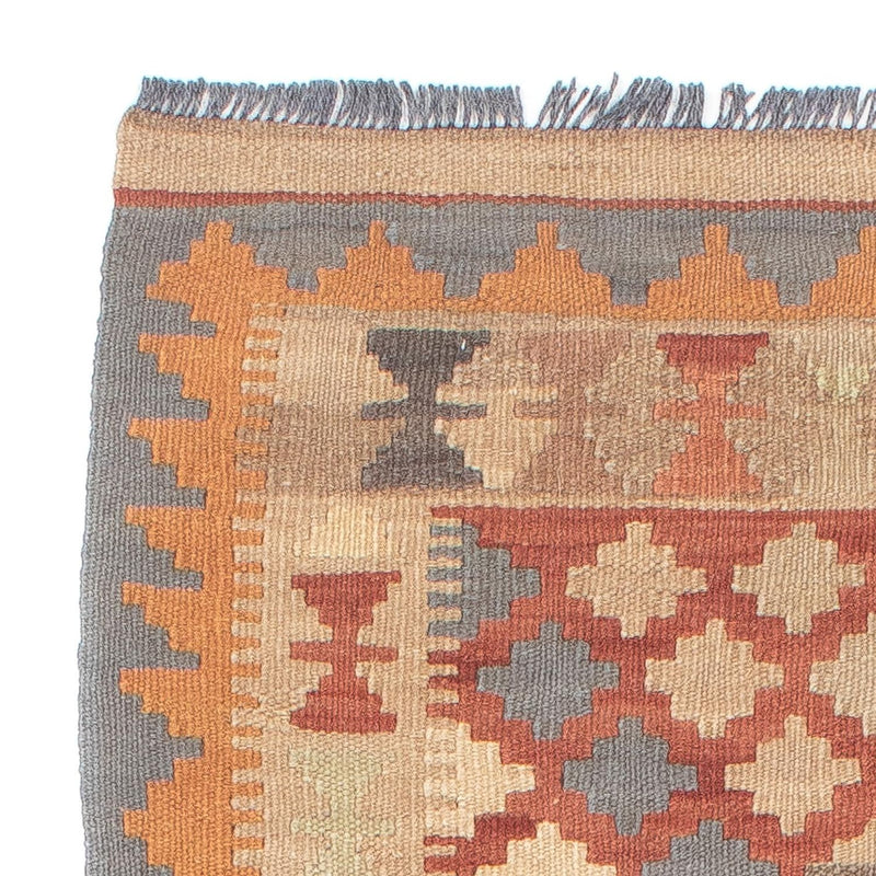Løber Kelim Carpet - Splash - 199 x 57 cm - flerfarvet