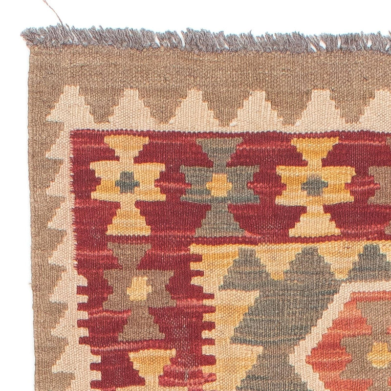 Løber Kelim Carpet - Splash - 211 x 63 cm - flerfarvet