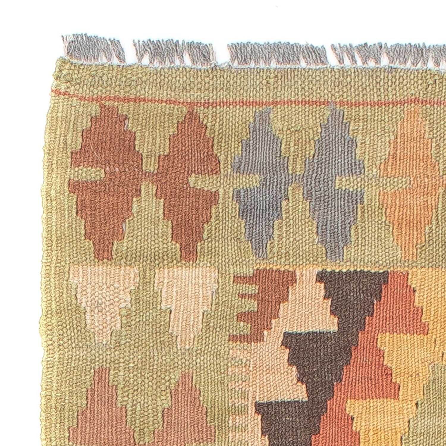 Løber Kelim Carpet - Splash - 194 x 48 cm - flerfarvet