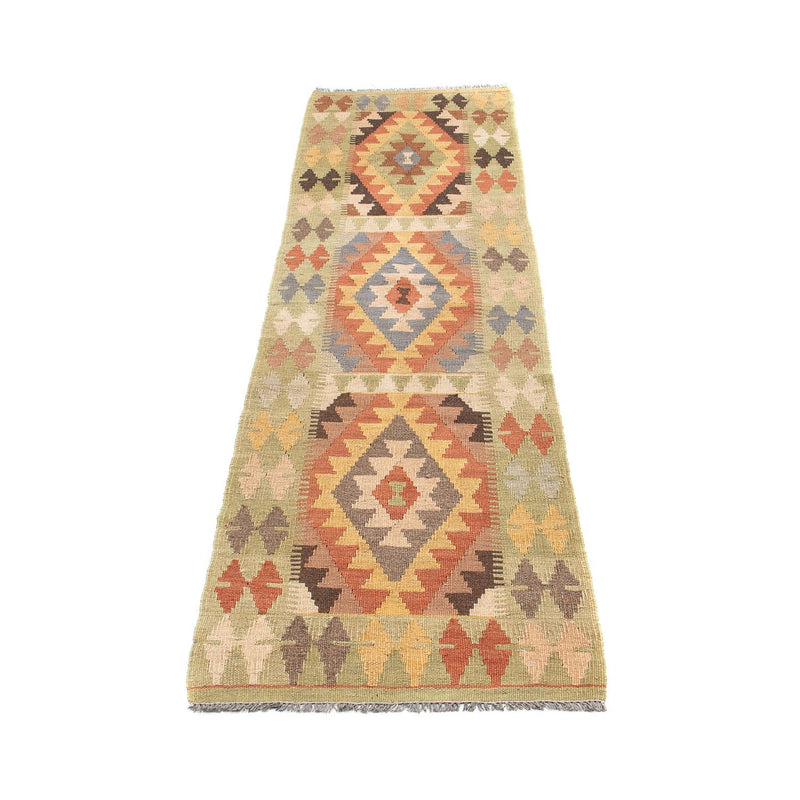 Løber Kelim Carpet - Splash - 194 x 48 cm - flerfarvet
