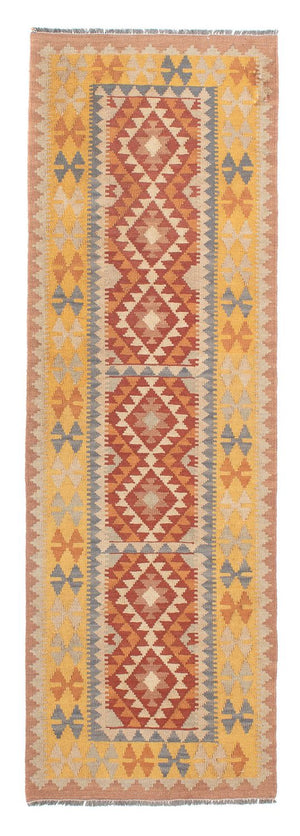 Løber Kelim Carpet - Splash - 197 x 62 cm - flerfarvet