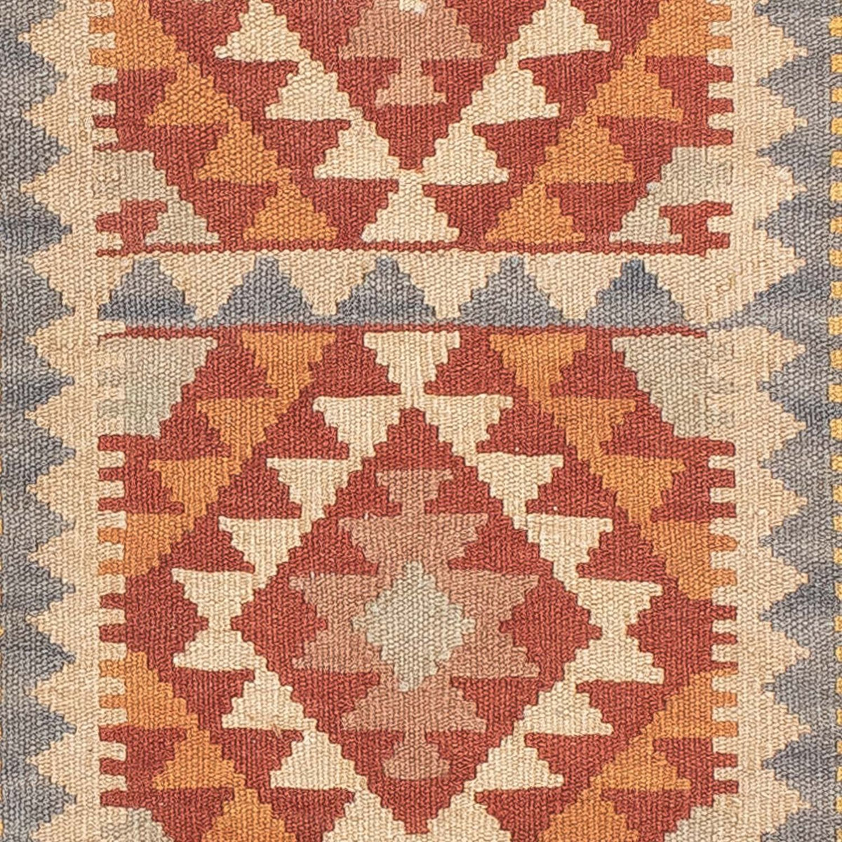 Løber Kelim Carpet - Splash - 197 x 62 cm - flerfarvet