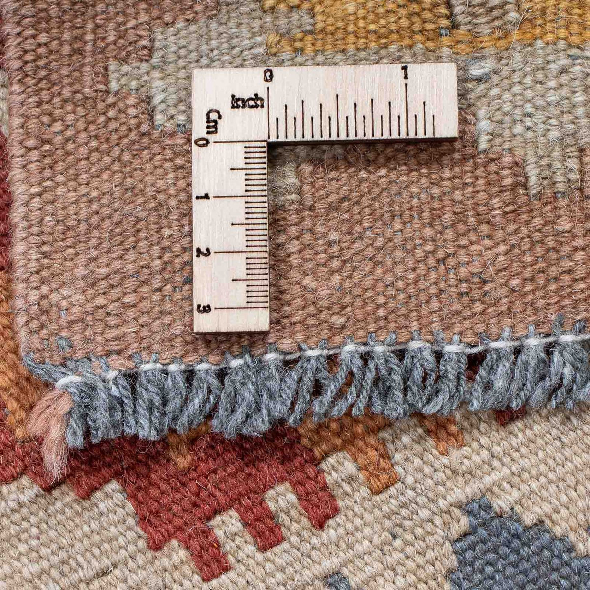 Løber Kelim Carpet - Splash - 197 x 62 cm - flerfarvet