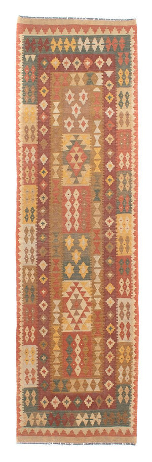 Løber Kelim Carpet - Splash - 321 x 91 cm - flerfarvet