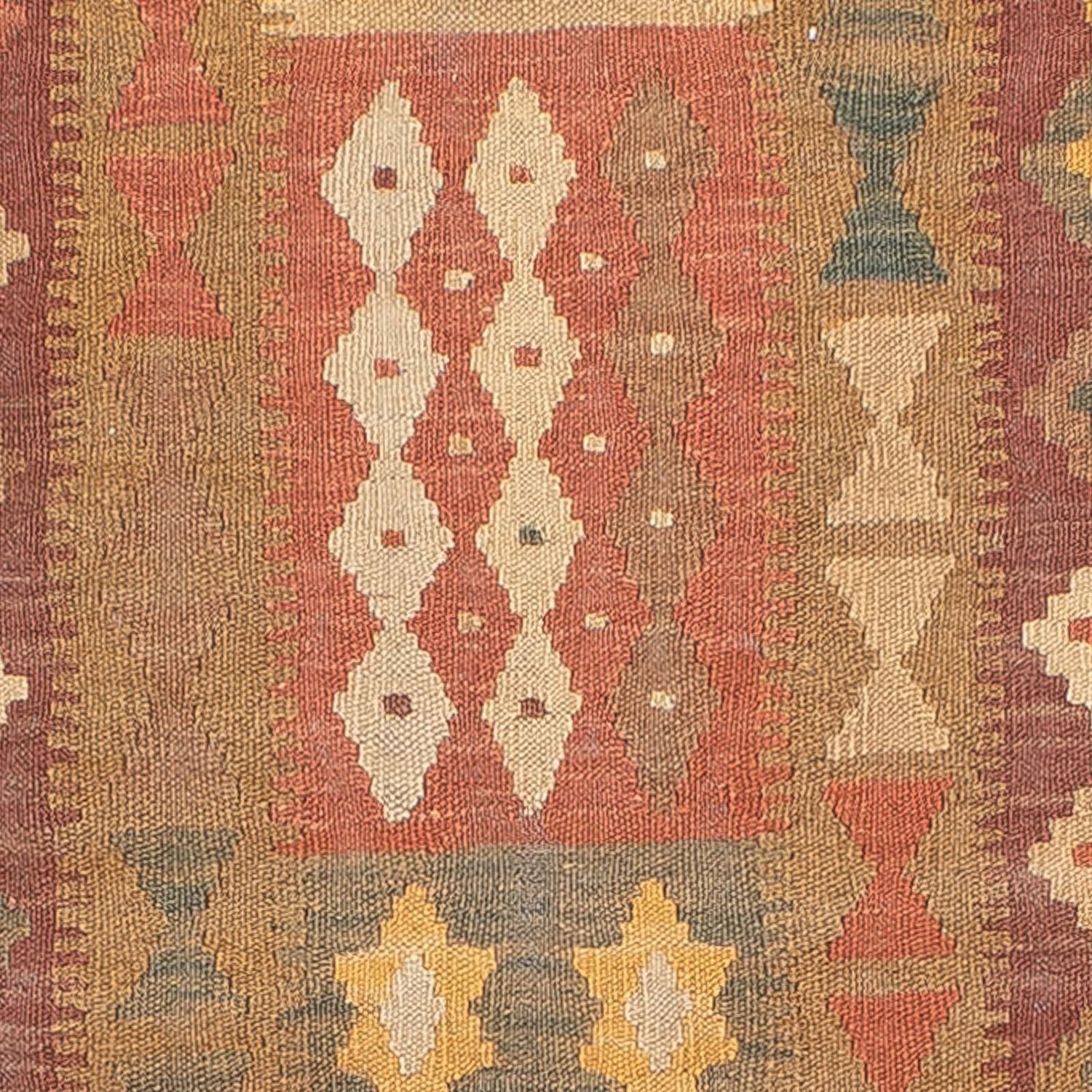 Løber Kelim Carpet - Splash - 321 x 91 cm - flerfarvet
