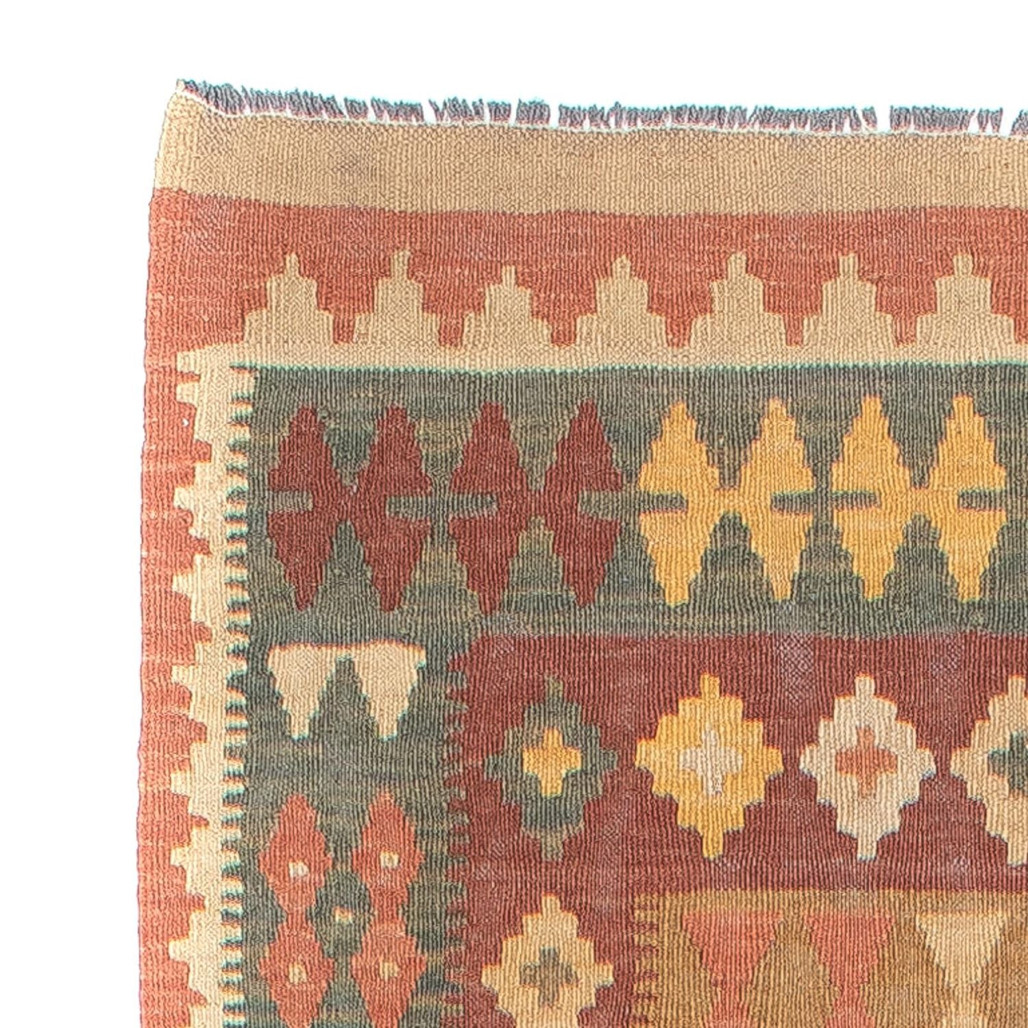 Løber Kelim Carpet - Splash - 321 x 91 cm - flerfarvet