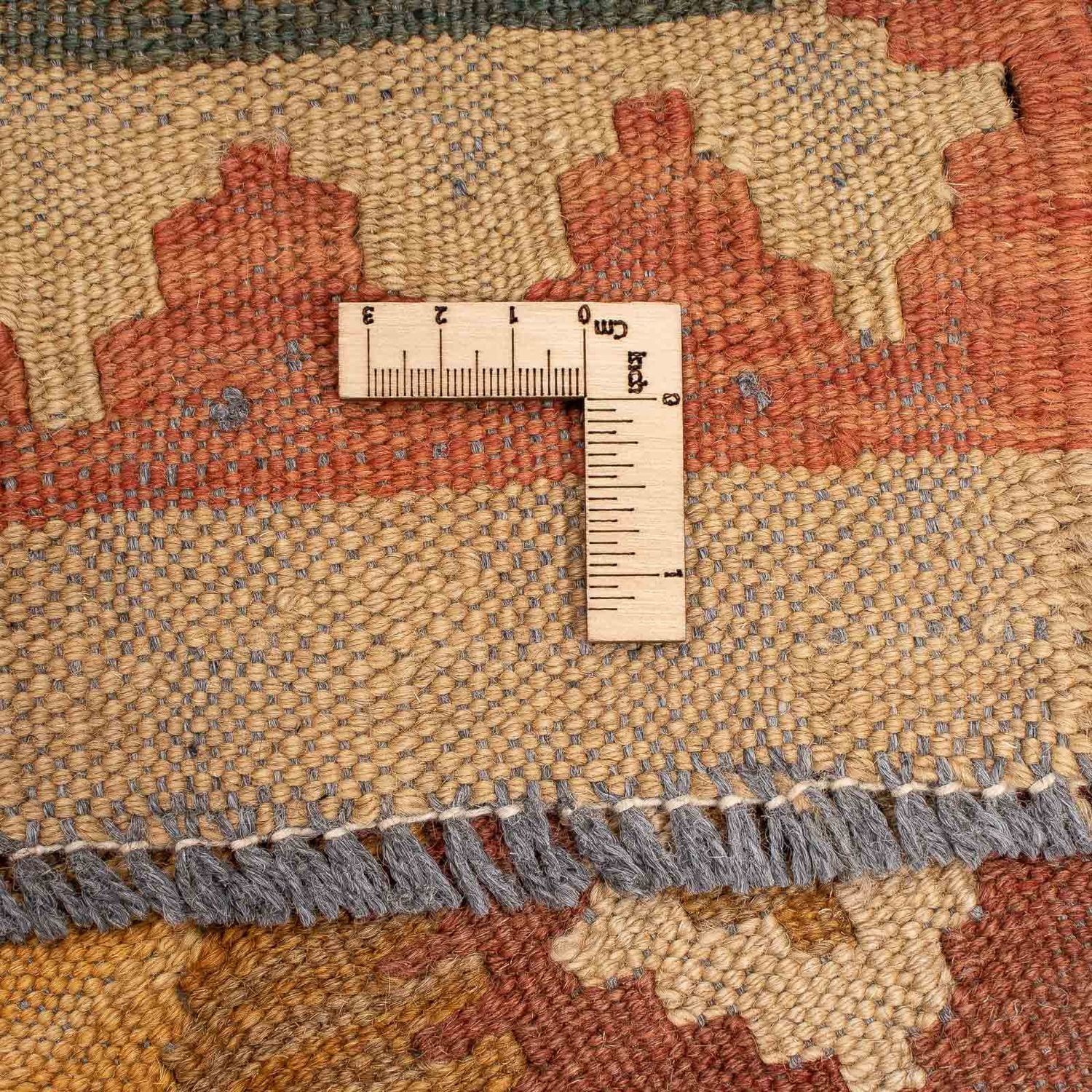 Løber Kelim Carpet - Splash - 321 x 91 cm - flerfarvet