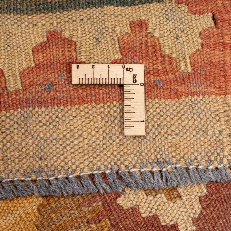 Løber Kelim Carpet - Splash - 321 x 91 cm - flerfarvet