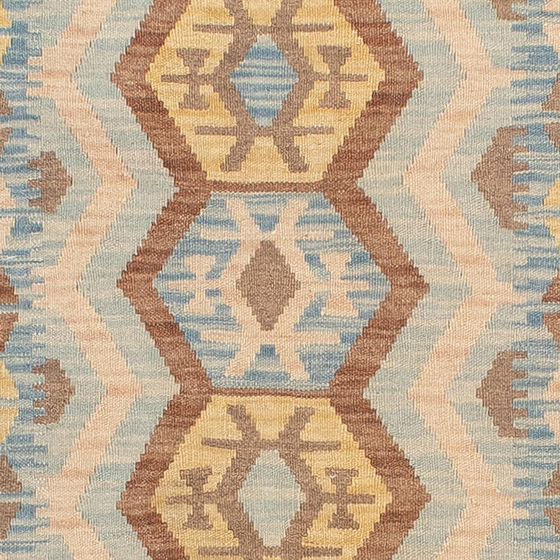 Løber Kelim Carpet - Splash - 302 x 80 cm - flerfarvet
