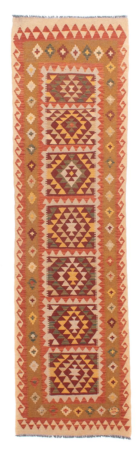 Løber Kelim Carpet - Splash - 300 x 84 cm - flerfarvet
