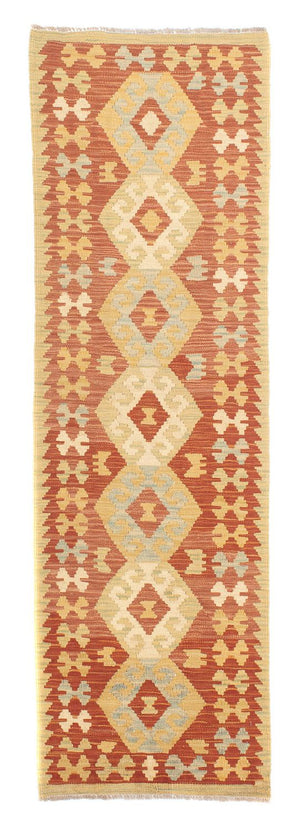 Løber Kelim Carpet - Splash - 198 x 61 cm - flerfarvet