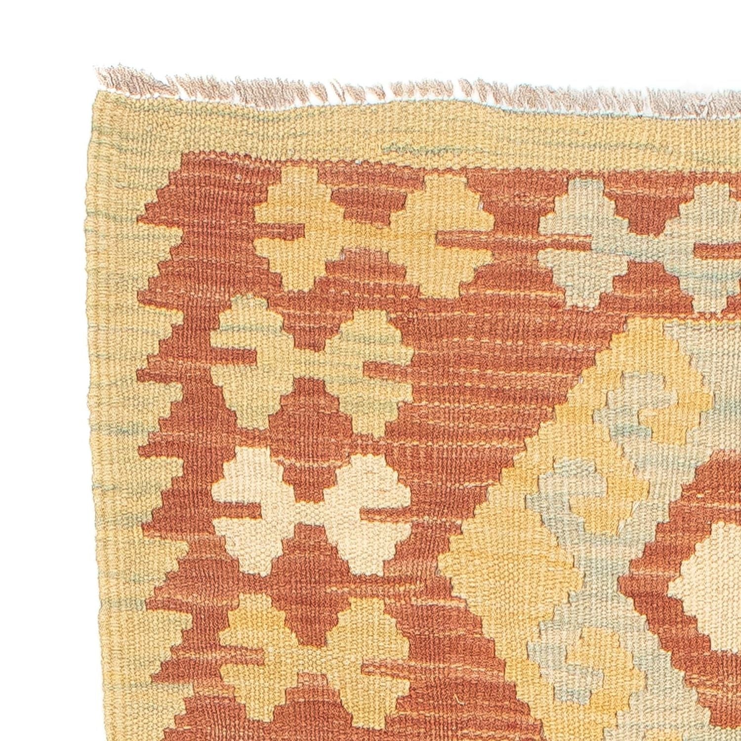Løber Kelim Carpet - Splash - 198 x 61 cm - flerfarvet