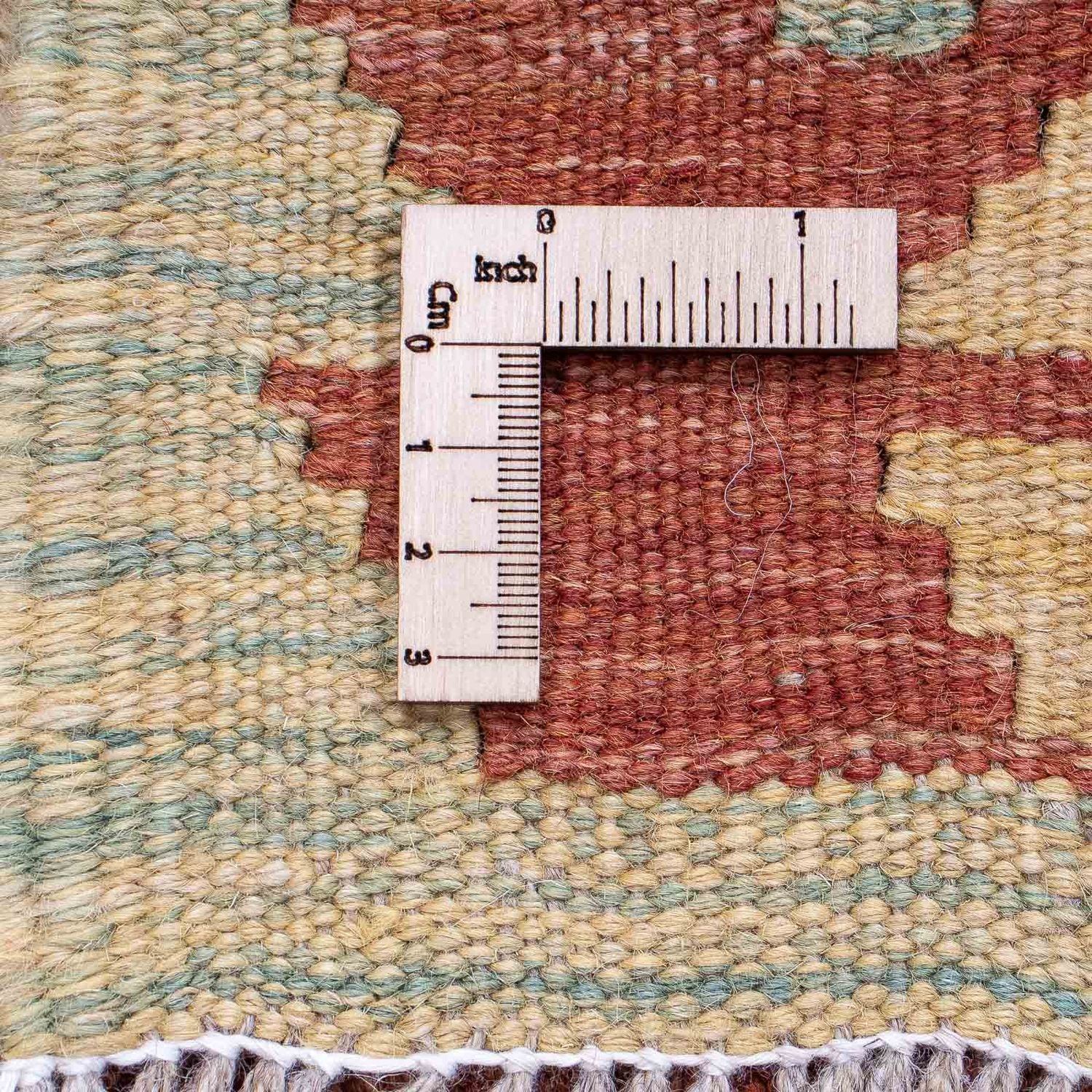 Løber Kelim Carpet - Splash - 198 x 61 cm - flerfarvet