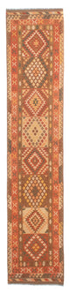 Kilim Maimana Tæppe 407x91cm - Uldtæppe