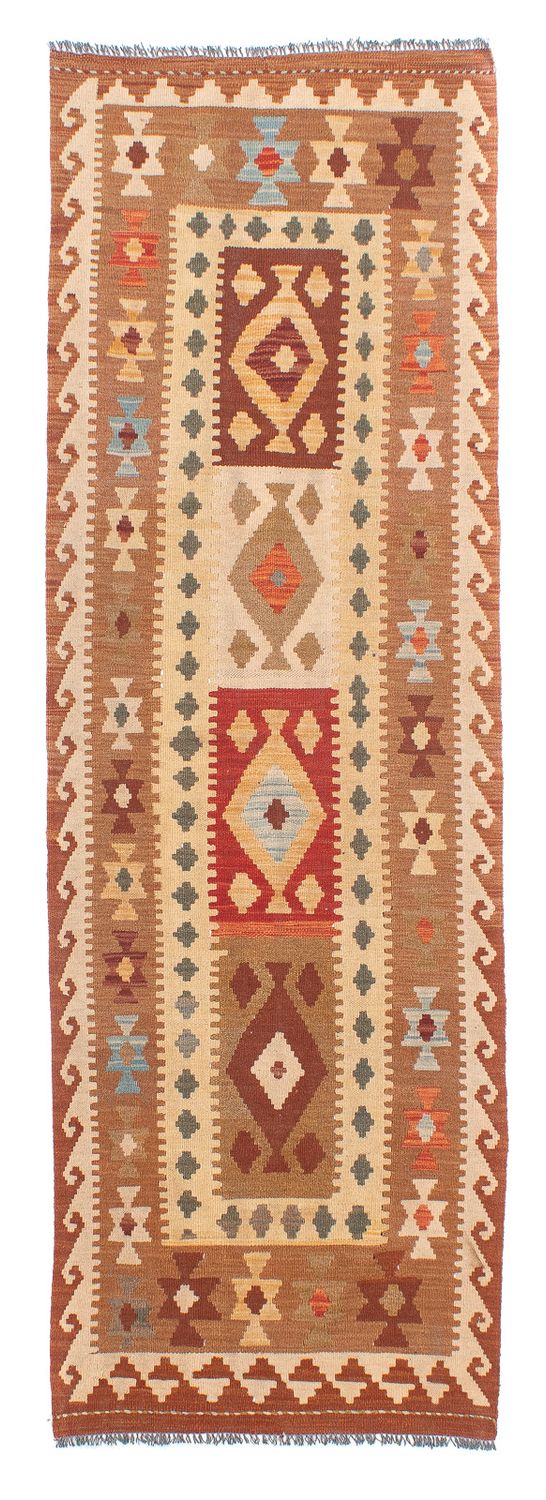 Løber Kelim Carpet - Splash - 254 x 81 cm - flerfarvet