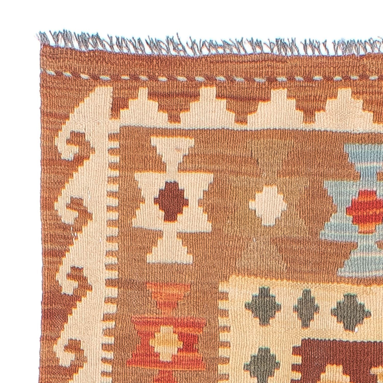 Løber Kelim Carpet - Splash - 254 x 81 cm - flerfarvet