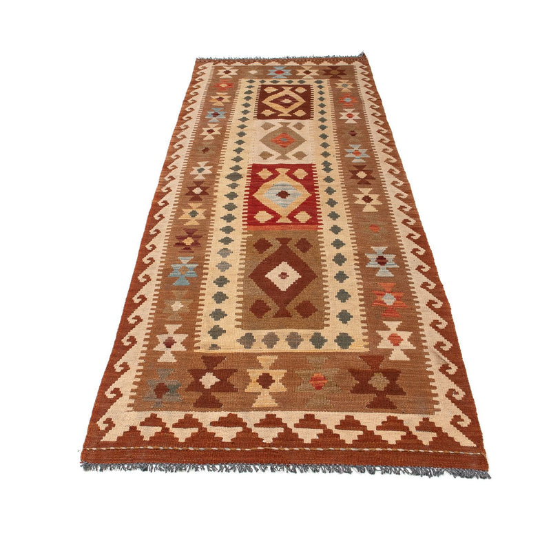 Løber Kelim Carpet - Splash - 254 x 81 cm - flerfarvet