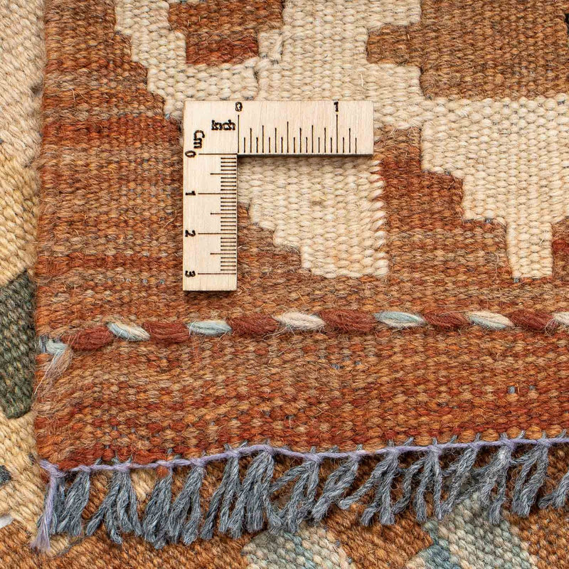 Løber Kelim Carpet - Splash - 254 x 81 cm - flerfarvet