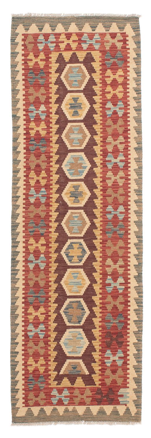 Løber Kelim Carpet - Splash - 198 x 64 cm - flerfarvet