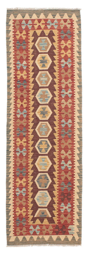 Løber Kelim Carpet - Splash - 198 x 64 cm - flerfarvet