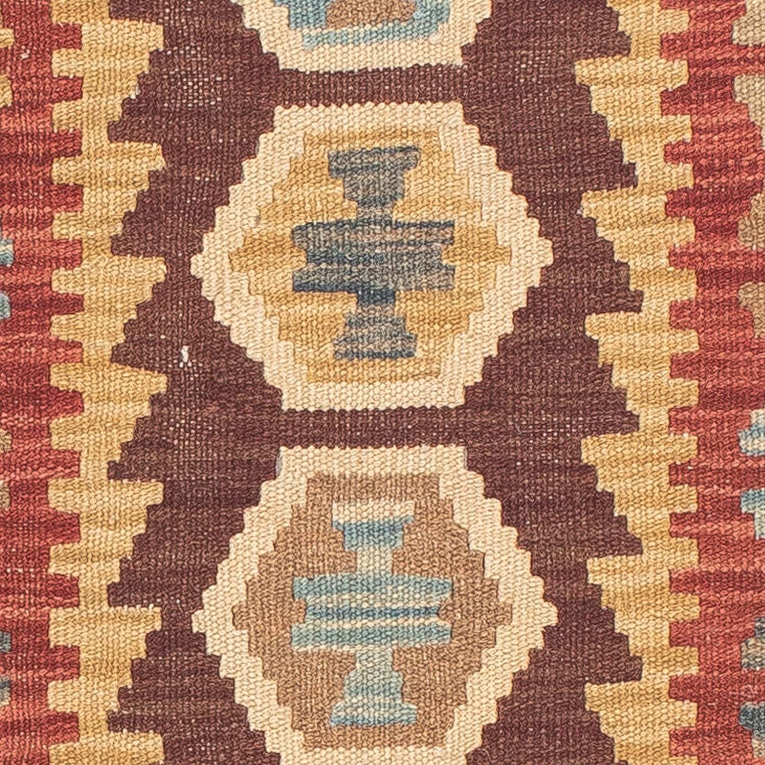 Løber Kelim Carpet - Splash - 198 x 64 cm - flerfarvet
