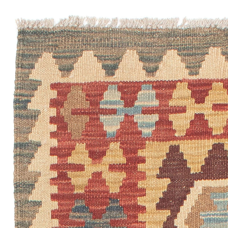 Løber Kelim Carpet - Splash - 198 x 64 cm - flerfarvet