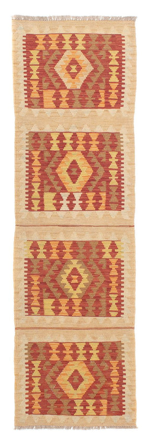 Løber Kelim Carpet - Splash - 197 x 56 cm - flerfarvet