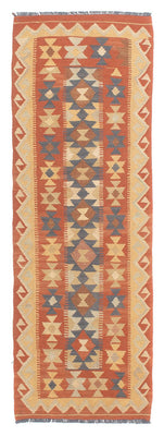 Løber Kelim Carpet - Splash - 182 x 61 cm - rust