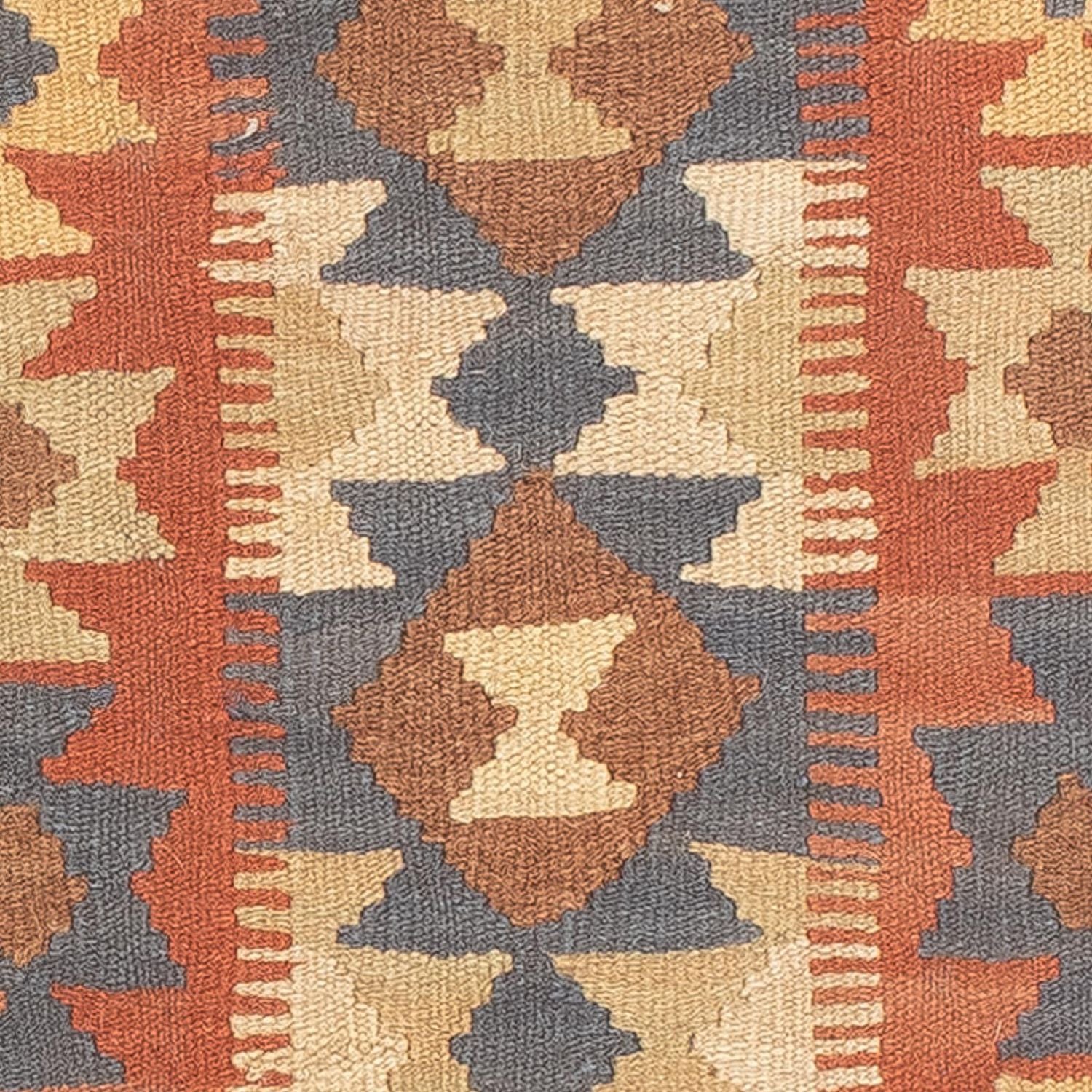 Løber Kelim Carpet - Splash - 182 x 61 cm - rust