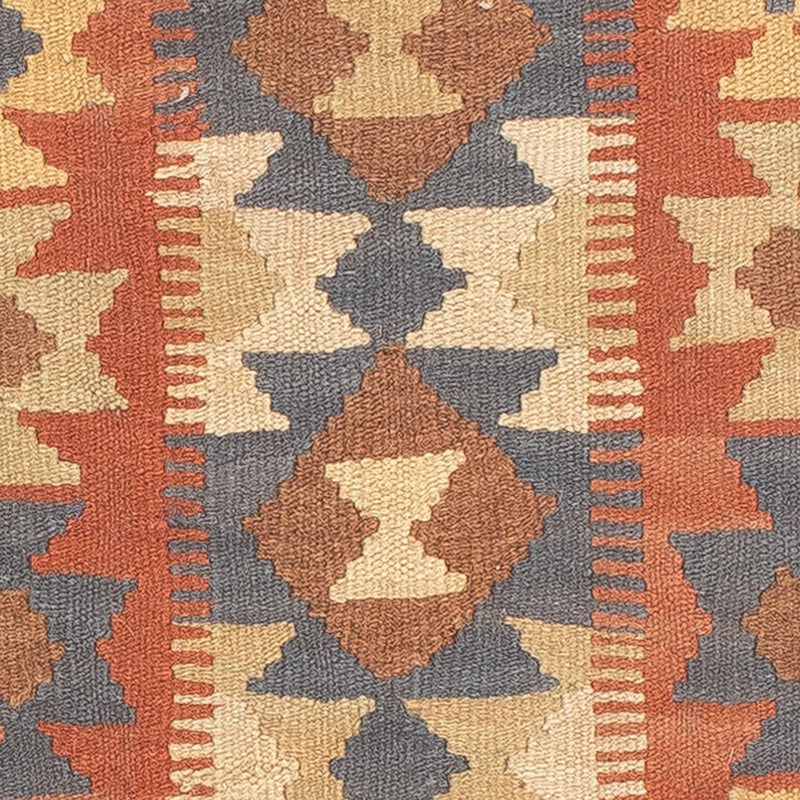 Løber Kelim Carpet - Splash - 182 x 61 cm - rust