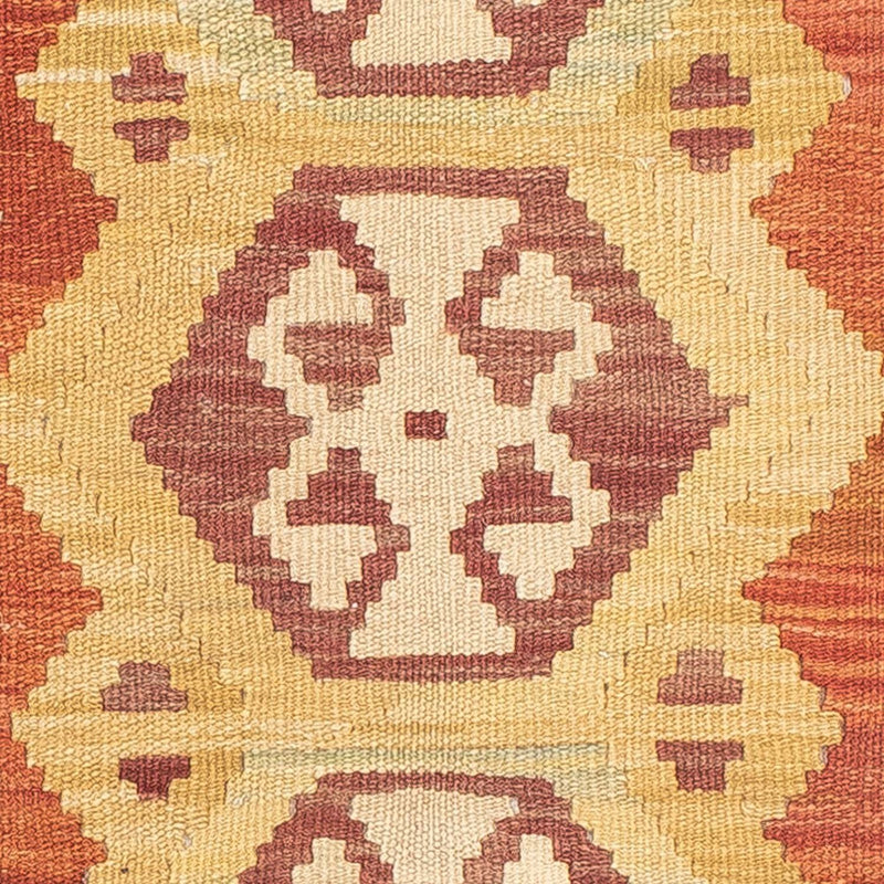 Løber Kelim Carpet - Splash - 194 x 64 cm - flerfarvet