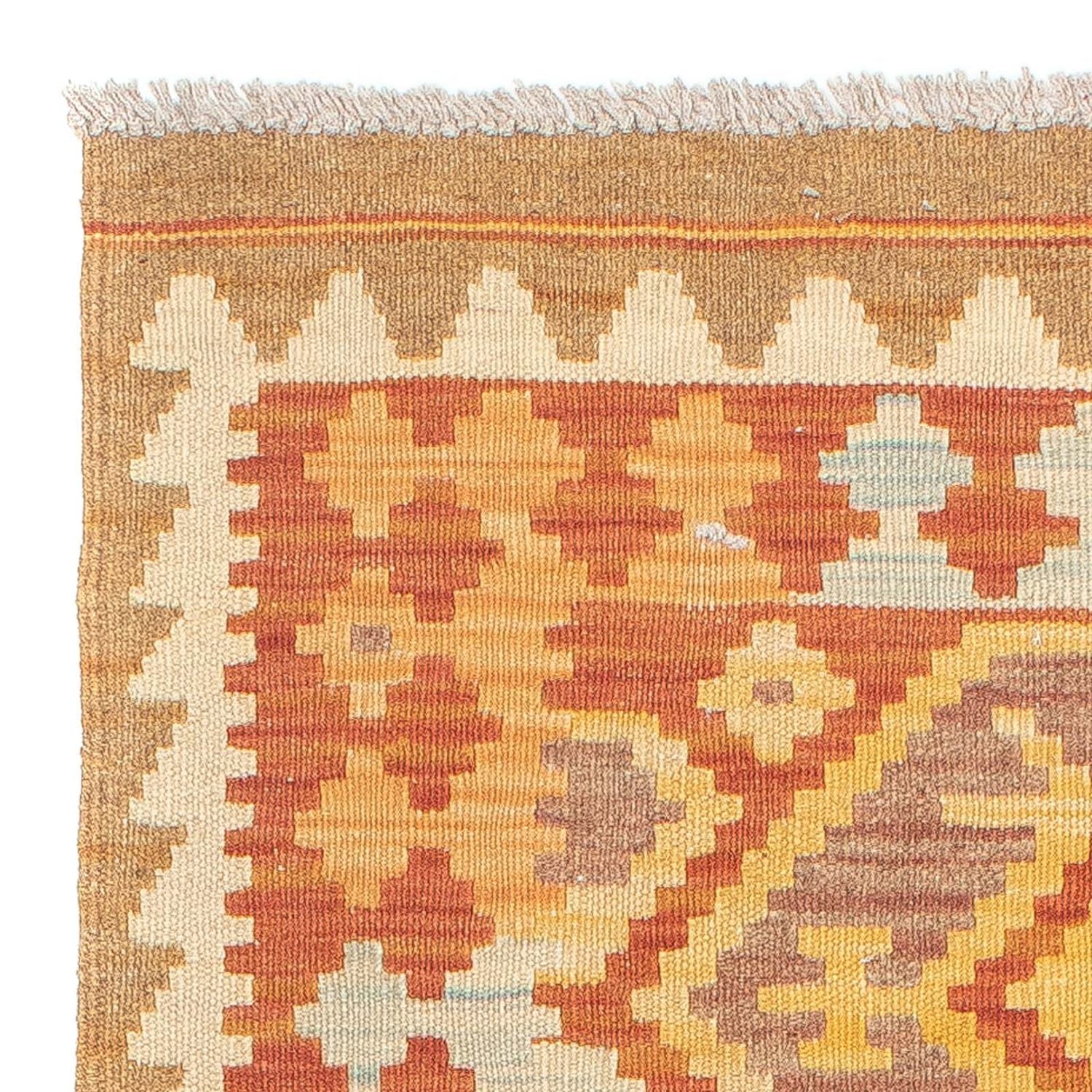 Løber Kelim Carpet - Splash - 189 x 69 cm - flerfarvet