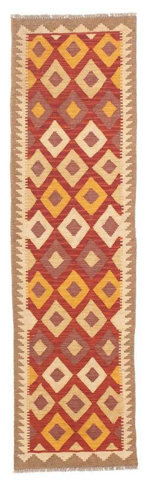 Løber Kelim Carpet - Splash - 192 x 49 cm - flerfarvet
