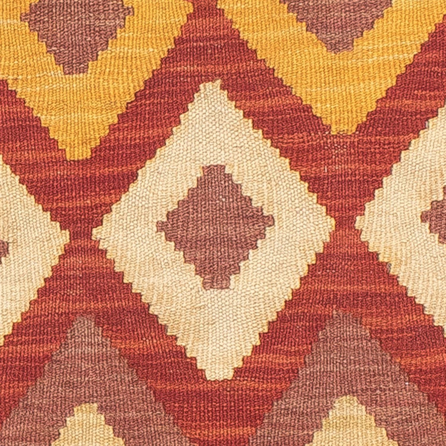 Løber Kelim Carpet - Splash - 192 x 49 cm - flerfarvet