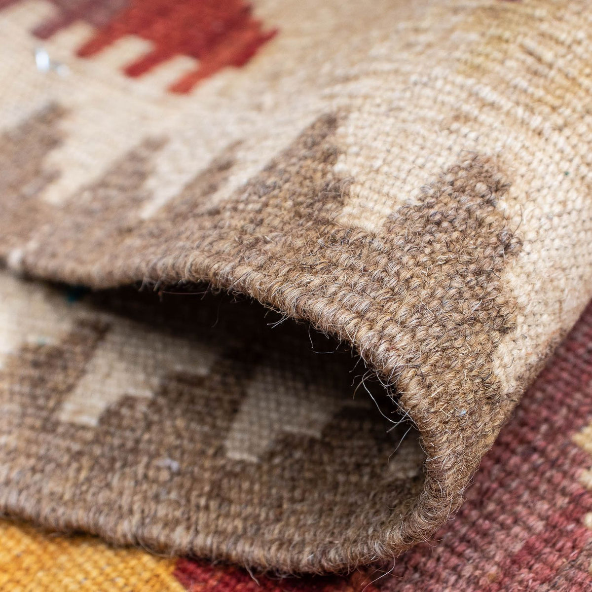 Løber Kelim Carpet - Splash - 192 x 49 cm - flerfarvet