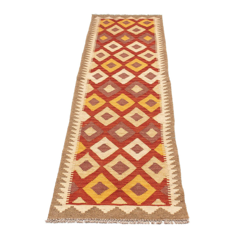 Løber Kelim Carpet - Splash - 192 x 49 cm - flerfarvet