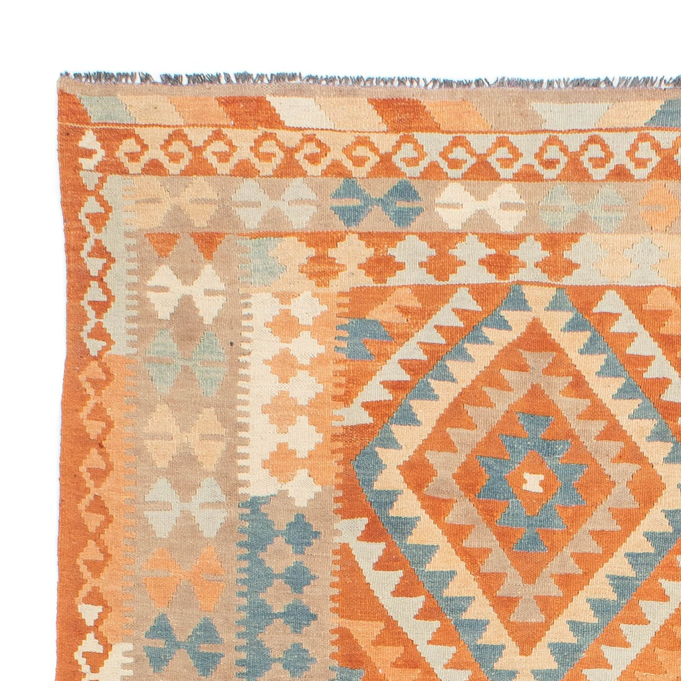 Kilim Maimana Tæppe 214x159cm - Uldtæppe