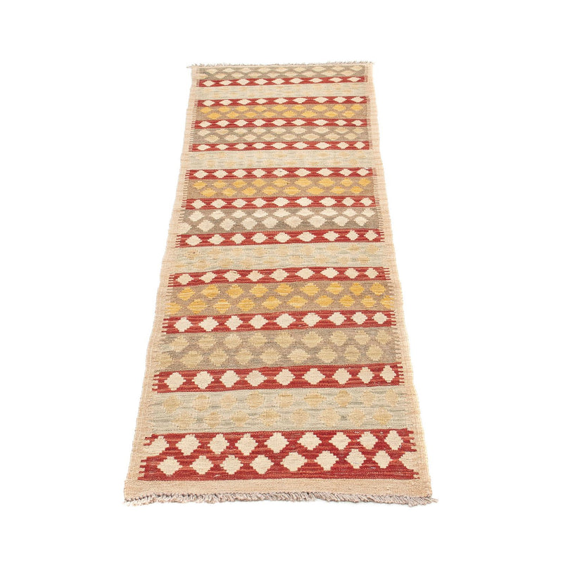 Løber Kelim Carpet - Splash - 210 x 56 cm - flerfarvet