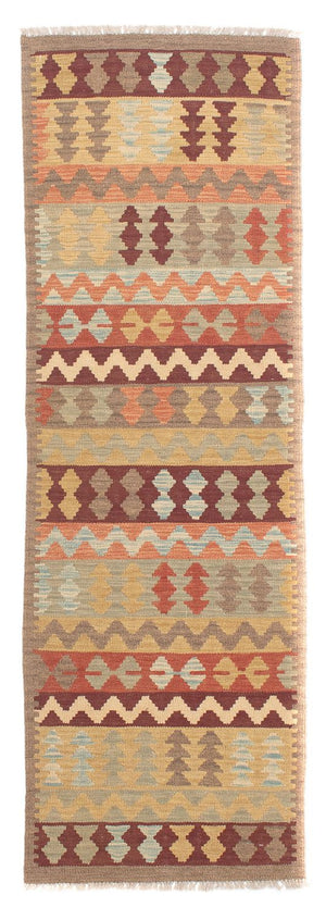 Løber Kelim Carpet - Splash - 200 x 62 cm - flerfarvet