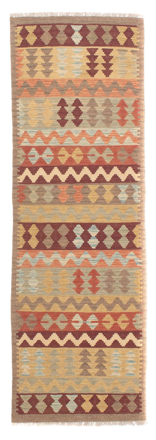Løber Kelim Carpet - Splash - 200 x 62 cm - flerfarvet