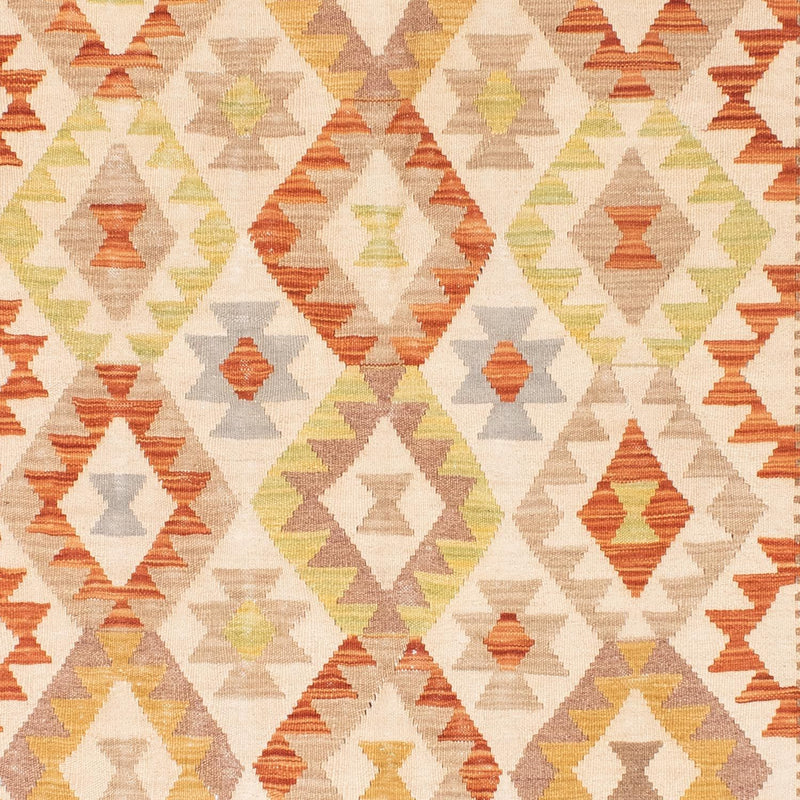 Kelim-tæppe - orientalsk - 218 x 144 cm - beige