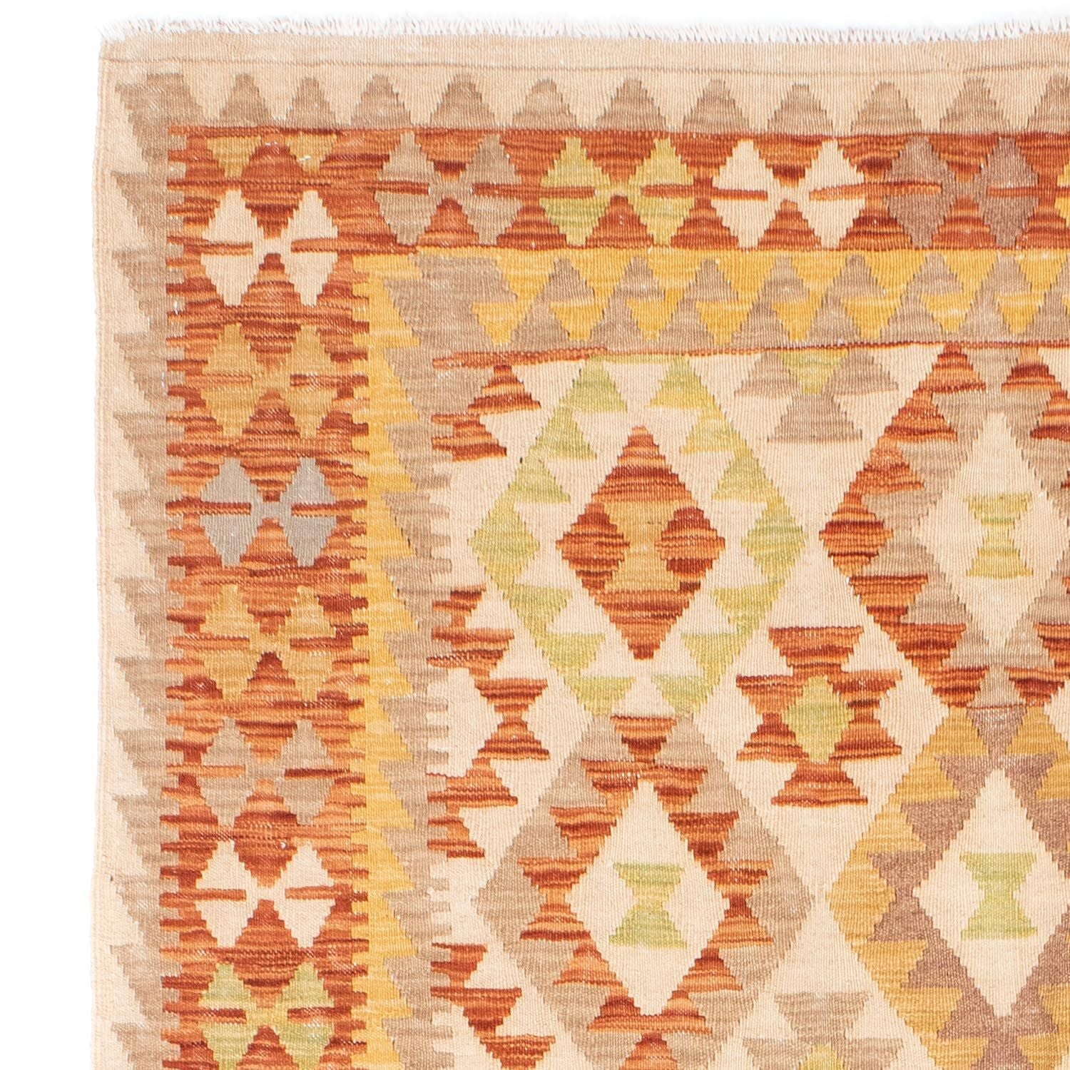 Kelim-tæppe - orientalsk - 218 x 144 cm - beige