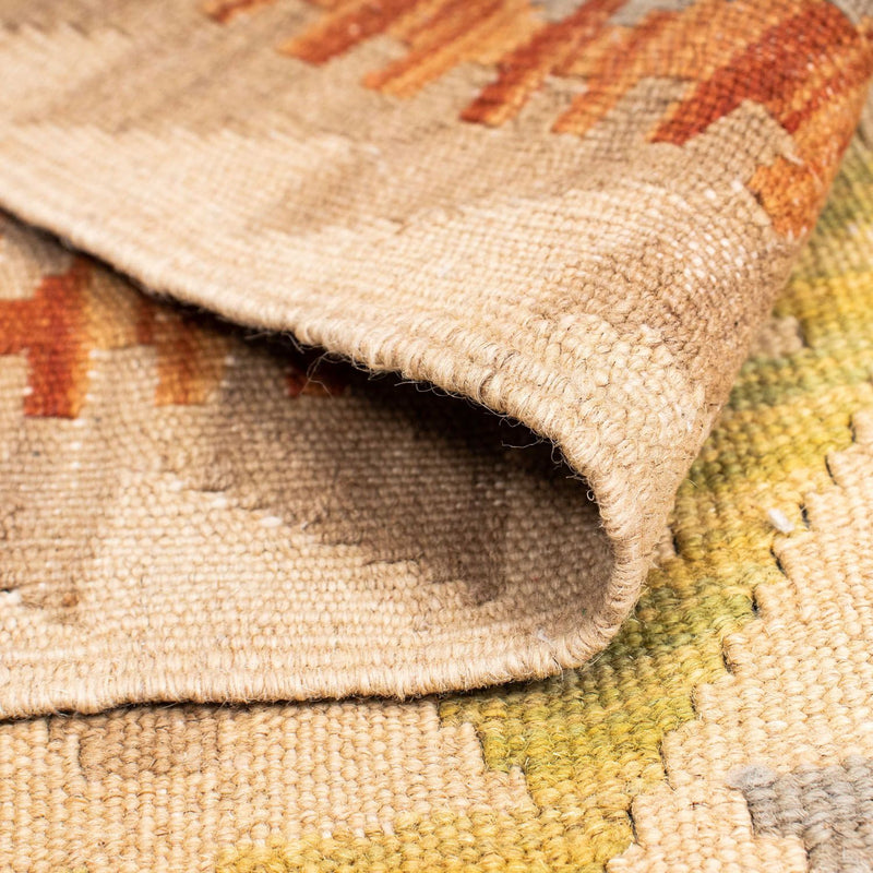 Kelim-tæppe - orientalsk - 218 x 144 cm - beige