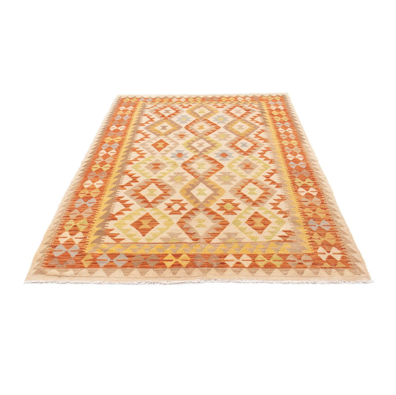 Kelim-tæppe - orientalsk - 218 x 144 cm - beige