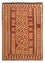 Kelim Carpet - Splash - 195 x 141 cm - flerfarvet