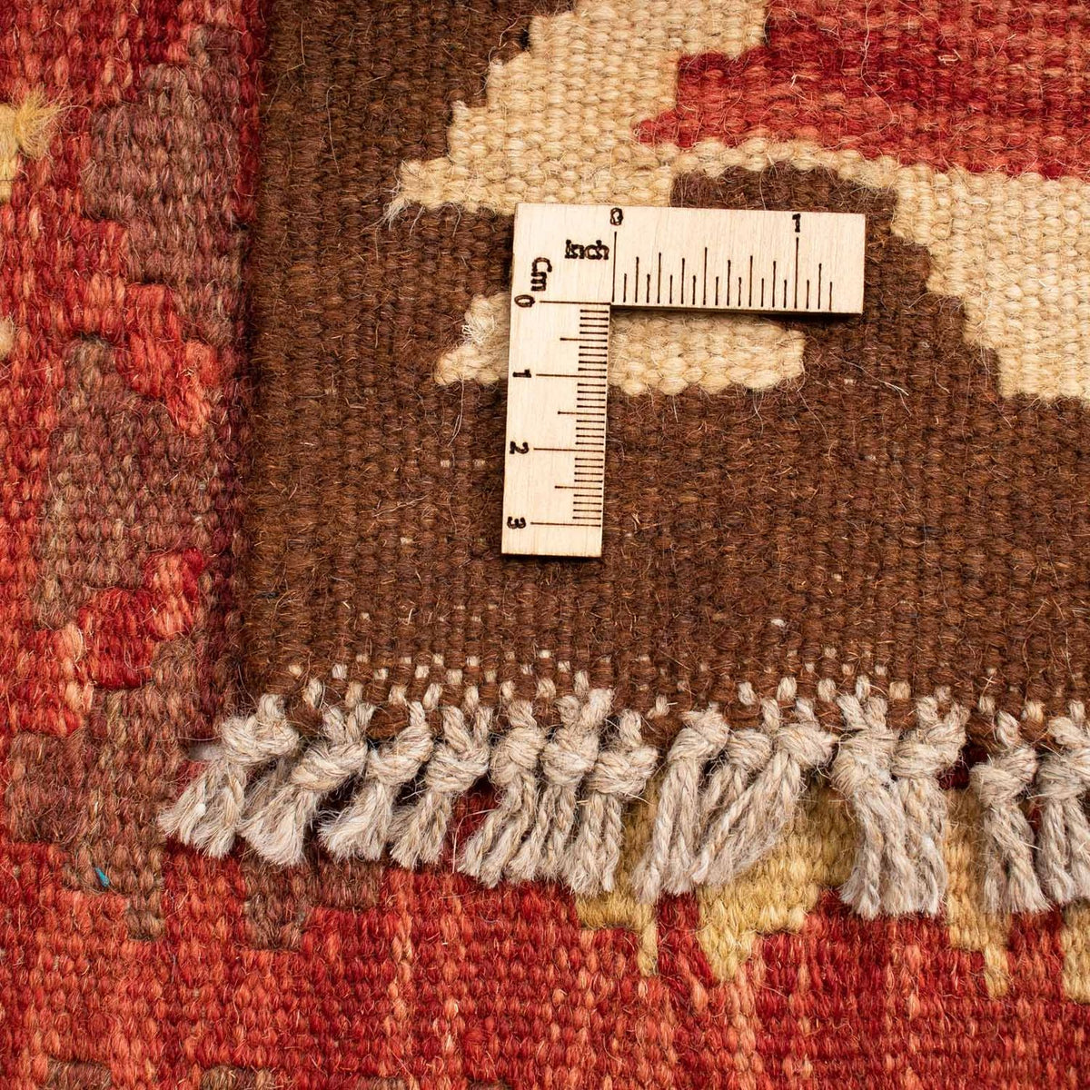 Kelim Carpet - Splash - 195 x 141 cm - flerfarvet